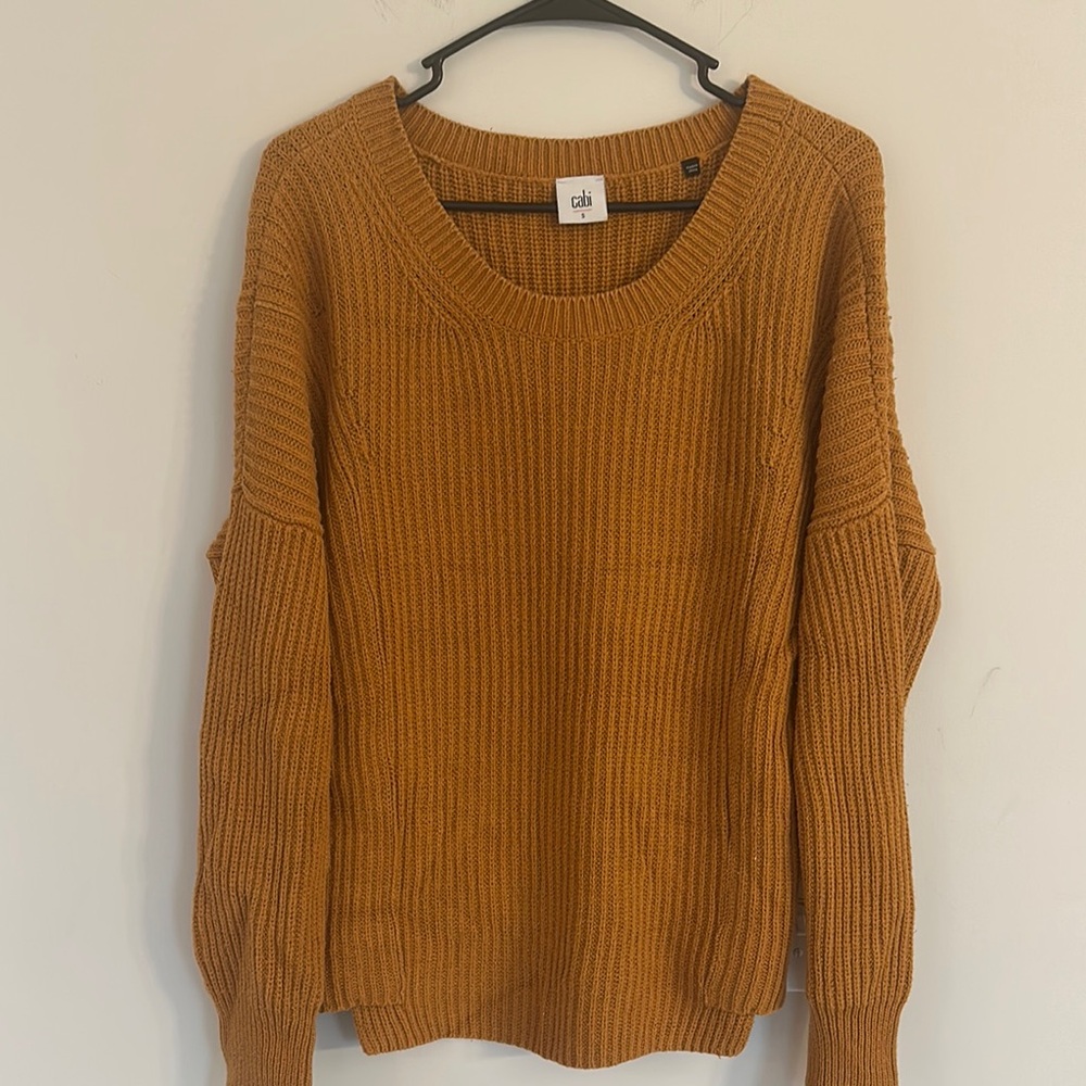 Cabi Step-Up Chunky knit Sweater women’s size small